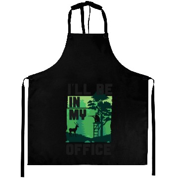 Discover Buck Deer Hunting Hunter Vintage Aprons