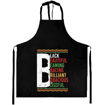 Discover Black Beautiful Beaming Bracing Brilliant Aprons