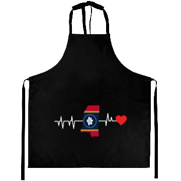 Discover Mississippi Heartbeat Gift Aprons