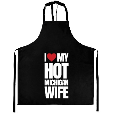 Discover Michigan Wife Gift Aprons