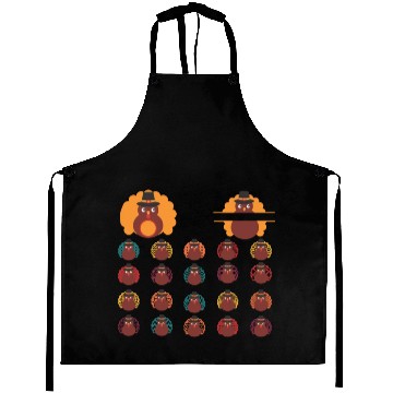Discover Little Turkey Monogram Frames Aprons