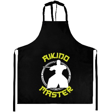 Discover Aikido Master Martial Arts Training Fighter Lover Aprons