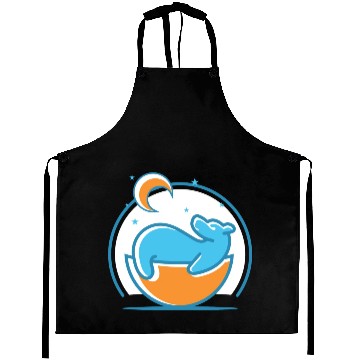 Discover Polar Bear and Moon Aprons