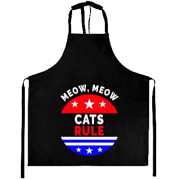 Discover Cats Rule Meow, Meow Aprons