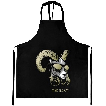 Discover The Goat Bling Cool and Funny Music Animal with Aprons