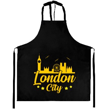 Discover London Funny Gift Idea Aprons