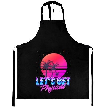 Discover Let's get Physical Vaporwave Aesthetic Aprons