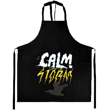 Discover Calm Before the Storm Stickers Aprons