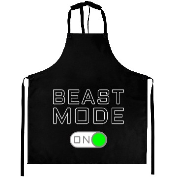 Discover Beast Funny Workout Gym Mode Aprons