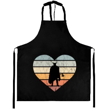 Discover I Love Viking Warrior With Axe Aprons