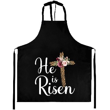 Discover He Is Risen Jesus Christ Cross Easter Sunday Aprons