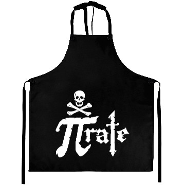 Discover Funny Pirate Pi Symbol Aprons Nerd Math Geek PI Day