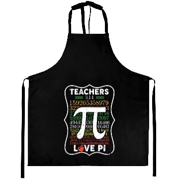 Discover Pi Day 3 14 Teachers Love Pi Math Teachers Gift Aprons