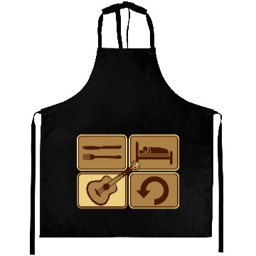 Discover Daily Repeat Guitar Play Aprons