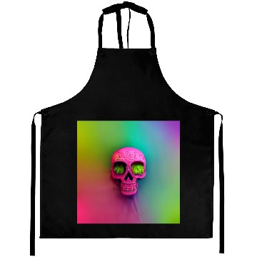 Discover budsack neon neon mexican holiday skull day Aprons