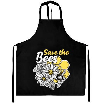 Discover Save the bee honey bee gift idea environmental pro Aprons