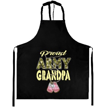 Discover Proud Army Grandpa Camo Us Dog Tag Military Grandf Aprons
