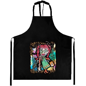Discover Halloween Zombie Rag Doll Tie Dye Aprons