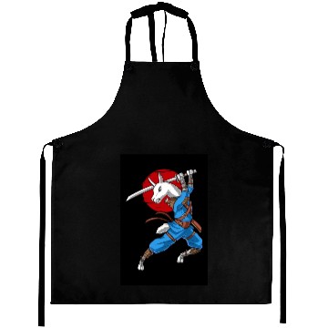 Discover Llama Ninja Samurai Aprons