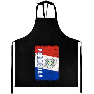 Discover Paraguay Flag Aprons