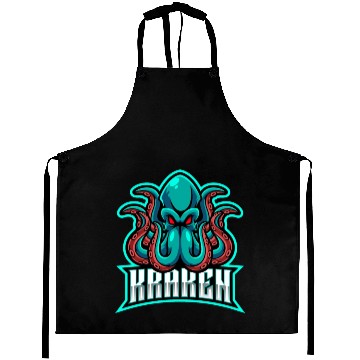 Discover Seattle Kraken Octopus Aprons