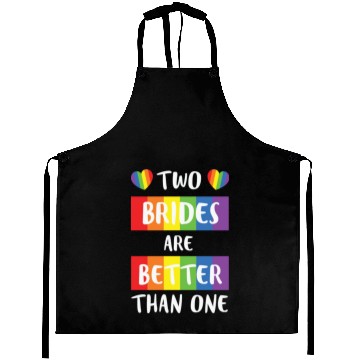 Discover LBGT Flag Gay Pride Human Two Brides better than Aprons