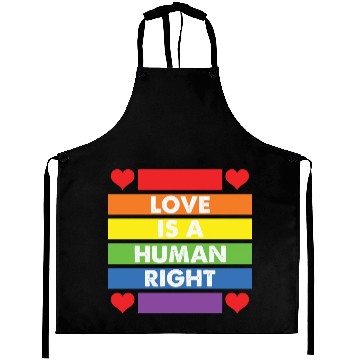 Discover LBGT Flag Gay Pride Human Love Human Right Aprons