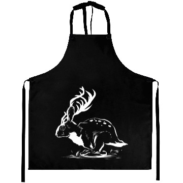 Discover Jackalope Head Gift Aprons