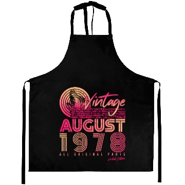 Discover Retro 1978 In August Aprons