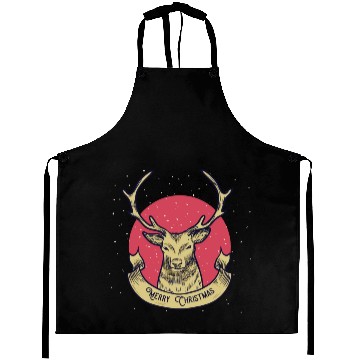 Discover Deer christmas vintage Aprons