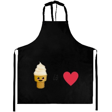 Discover ice cream is love Aprons