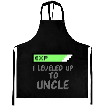 Discover I Leveled Up To Uncle New Uncle Gaming Newborn Aprons