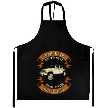 Discover Some dads jeep marge Aprons