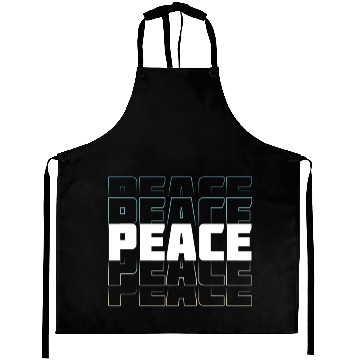 Discover "Peace" modern design Aprons