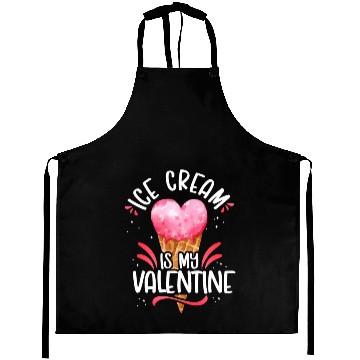 Discover Ice Cream Valentines Day Heart Aprons