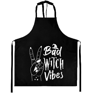 Discover Bad Witch Vibes Aprons