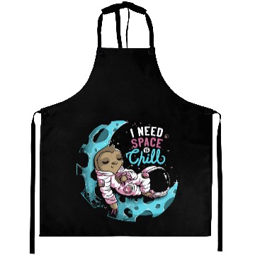 Discover I NEED SPACE FUNNY Aprons