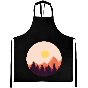 Discover sunset horizon mountains Aprons