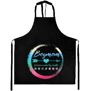 Discover Boy Mom Aprons, Surrounded By Balls Mother's Day