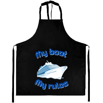 Discover My Boat My Rules Aprons