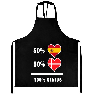 Discover Denmark and Spain Genius / gift Aprons