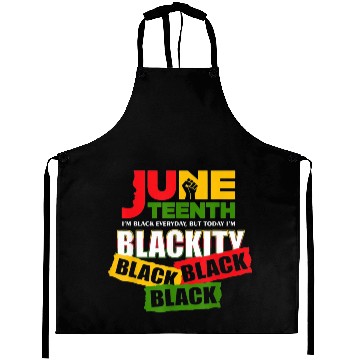 Discover JUNETEENTH Freeish Since 1865 Aprons