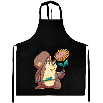 Discover Wildlife Animal Squirrel & Sunflower-Themed Aprons