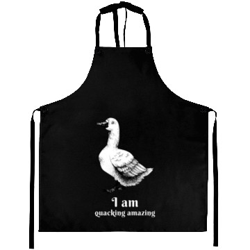 Discover I Am Quacking Amazing! Cool Duck Aprons