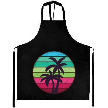 Discover Palm Tree Tropical Beach Aprons