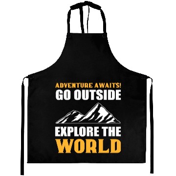 Discover Explore the World Courageous Person Gift Aprons