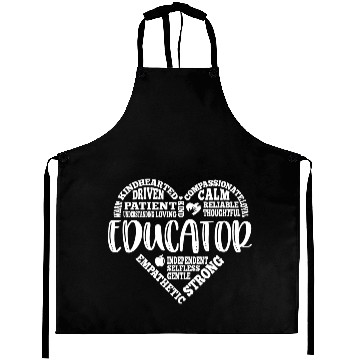 Discover Educator Teacher appreciation subway art Aprons