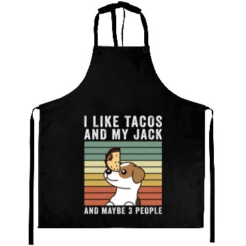 Discover I Like Tacos And My Jack Russell Terrier Aprons