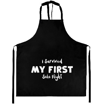 Discover I Survived My First Solo Flight Aprons