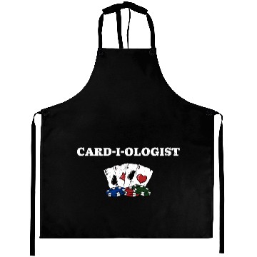 Discover CARD I OLOGIST Funny Poker Humor Poker Player Aprons